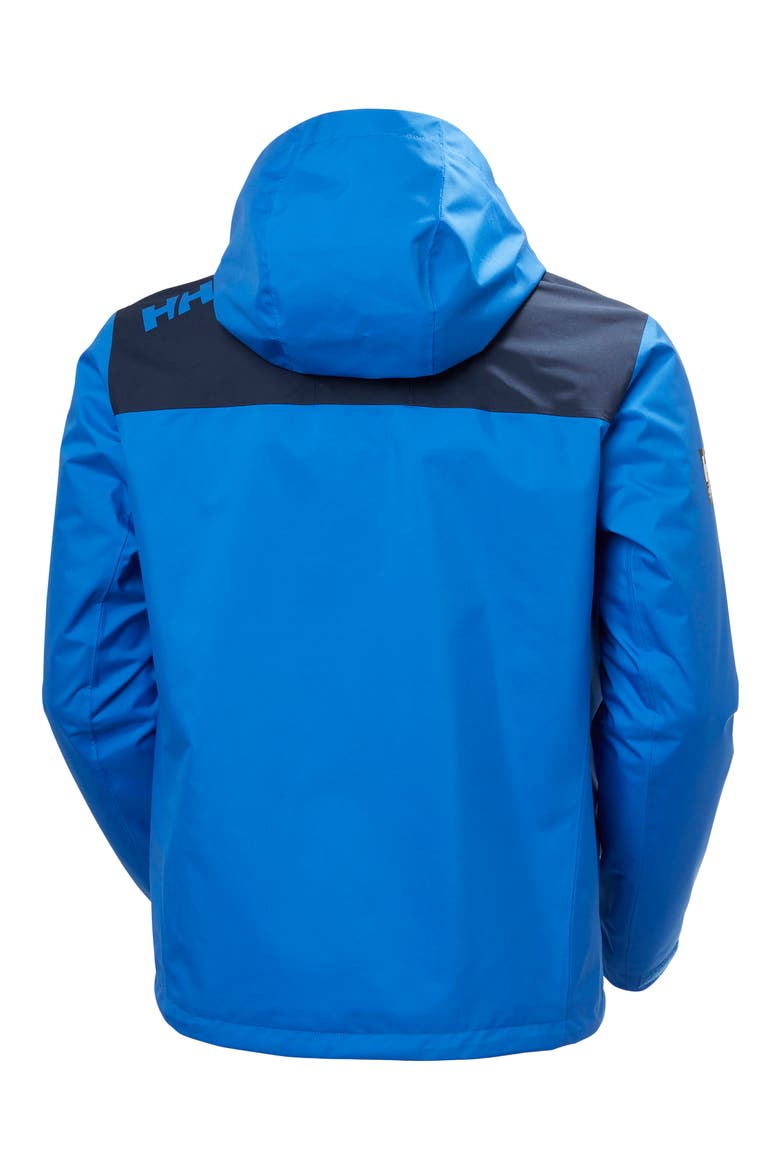 Crew 2.0 Hooded Waterproof Midlayer Sailing Jacket, Alternate, color, COBALT 2.0