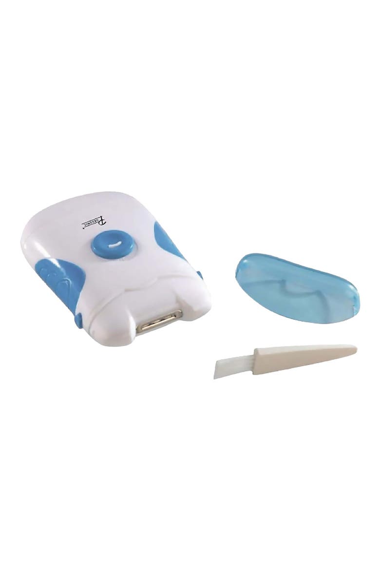 Portable Electric Nail Trimmer & Filer, Alternate, color, BLUE