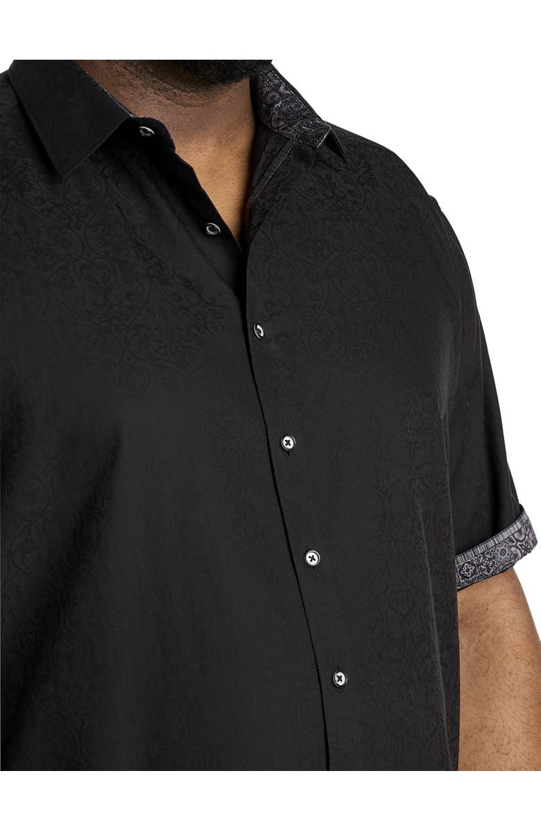 Robert Graham DXL Luther Sport Shirt, Alternate, color, Black