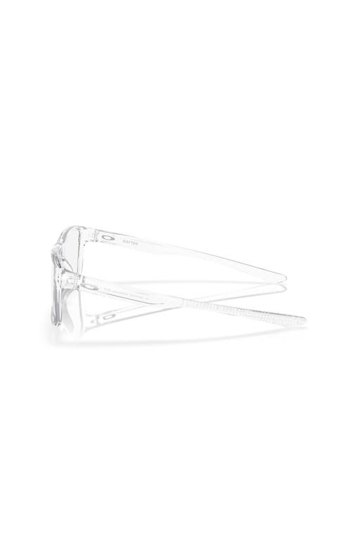 Oakley 55mm Rectangle Optical Glasses In Transparent