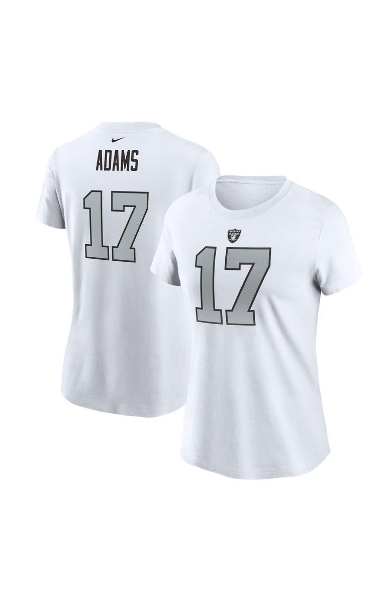 Nike Women's Nike Davante Adams White Las Vegas Raiders Player Name & Number T-Shirt, Main, color, 