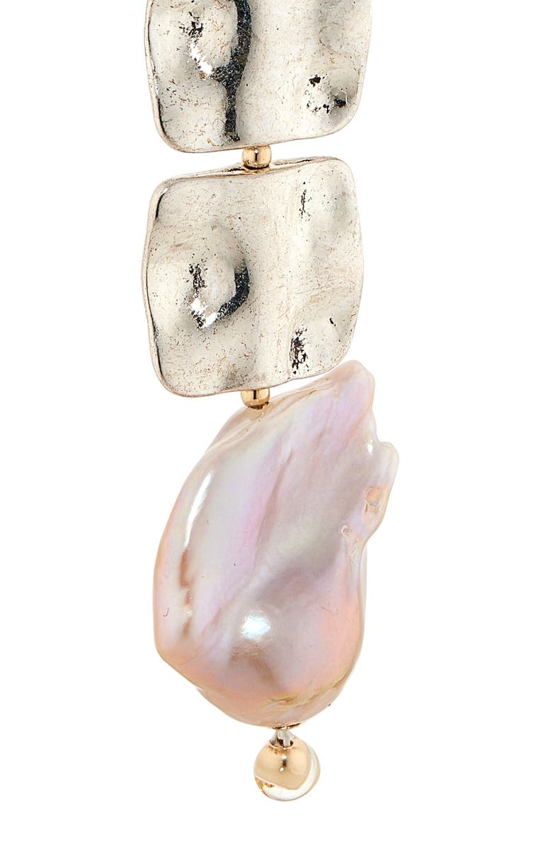 Isshi Cerebral Linear Drop Earrings, Alternate, color, Shield