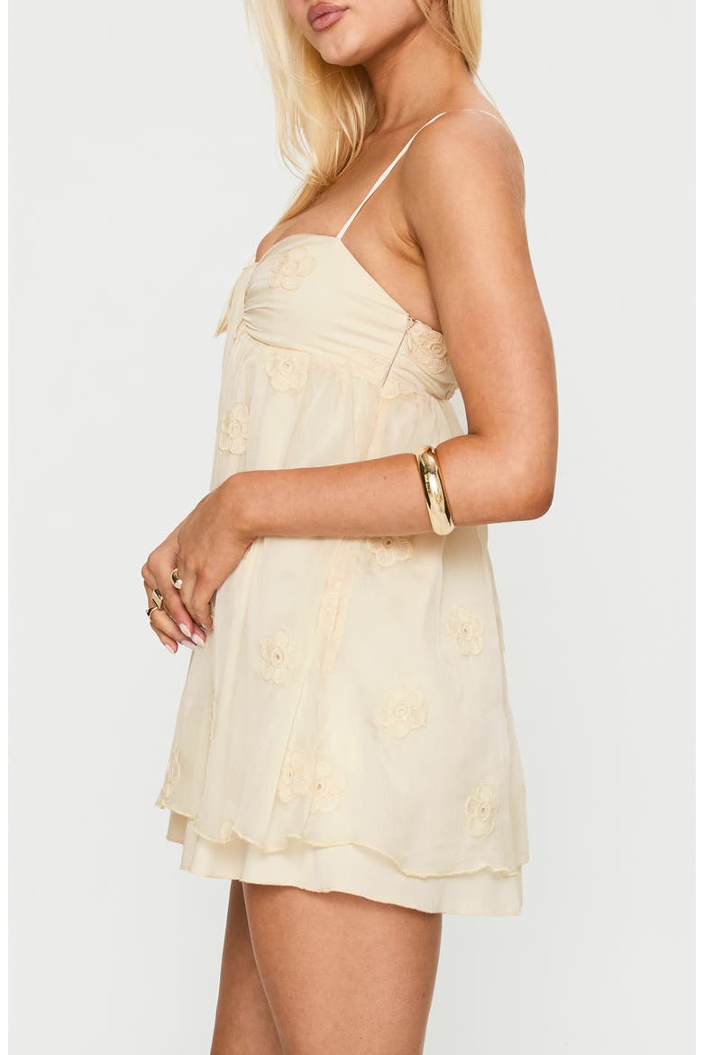 Sparks Fly Sleeveless Minidress, Alternate, color, CREAM