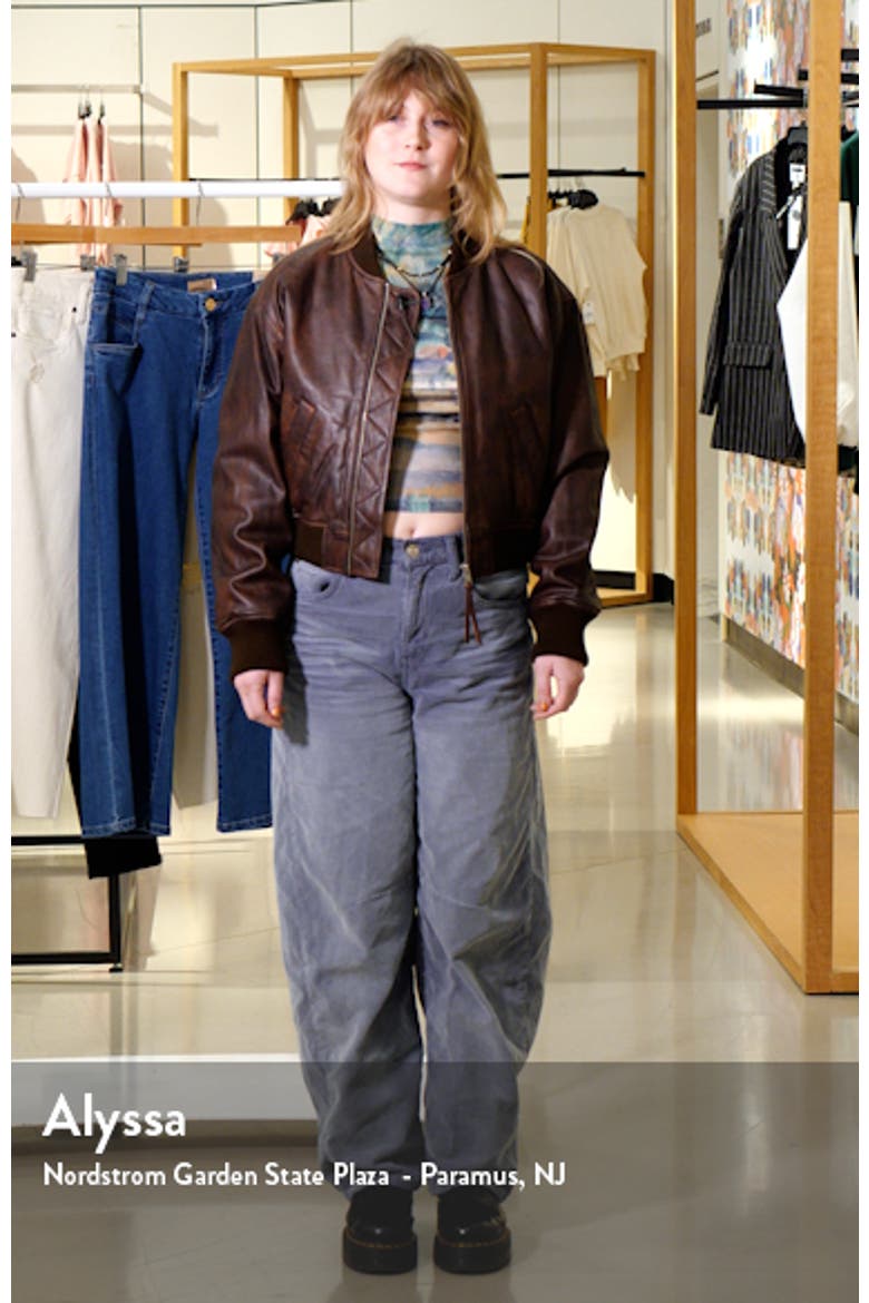 Leather Bomber Jacket video