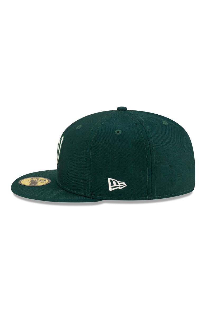 x Diet Starts Monday Washington Nationals Fitted Wool Twill Baseball Cap, Alternate, color, GREEN