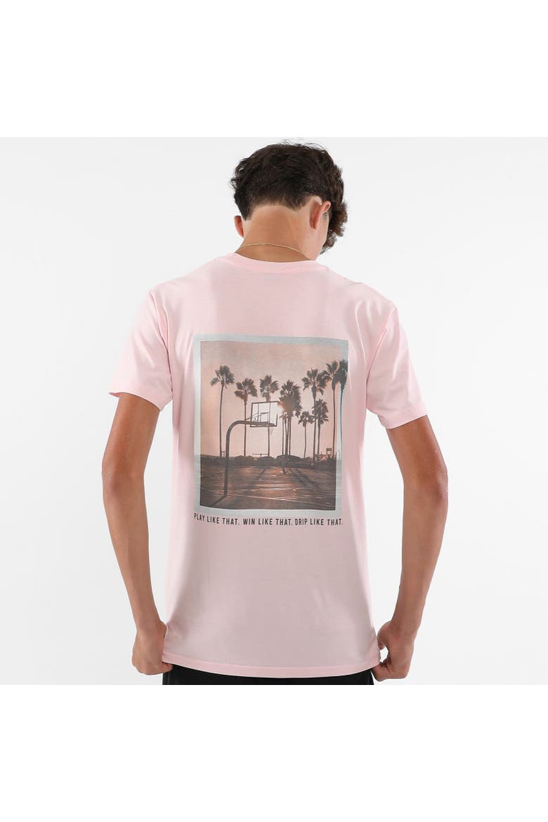 Sunset Buckets Graphic Tee - Big Kid, Alternate, color, PINK