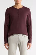 John Varvatos Richard Long Sleeve Waffle Henley