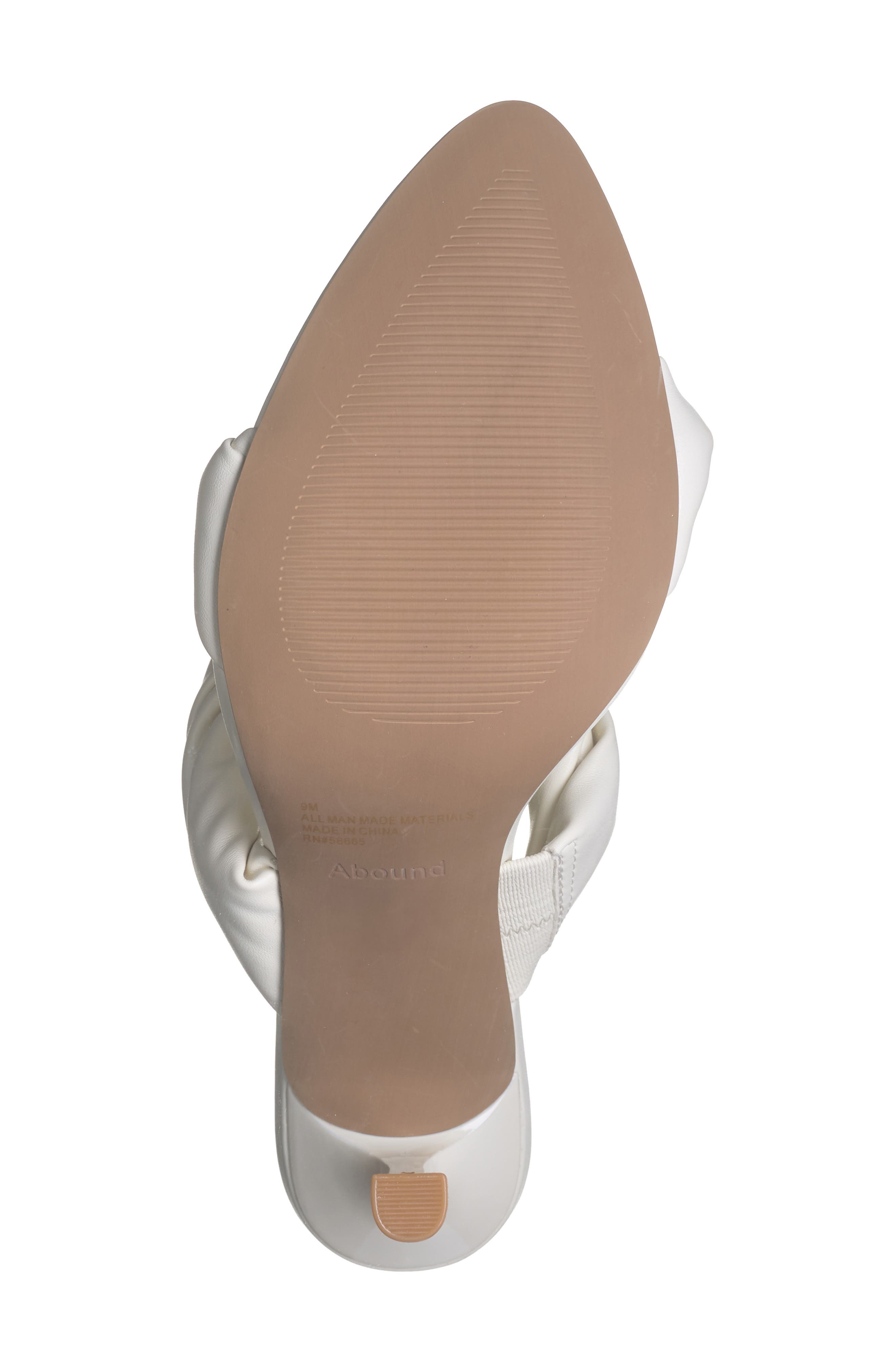 Abound Parris Twist Strap Stiletto Sandal, Alternate, color, White Ice