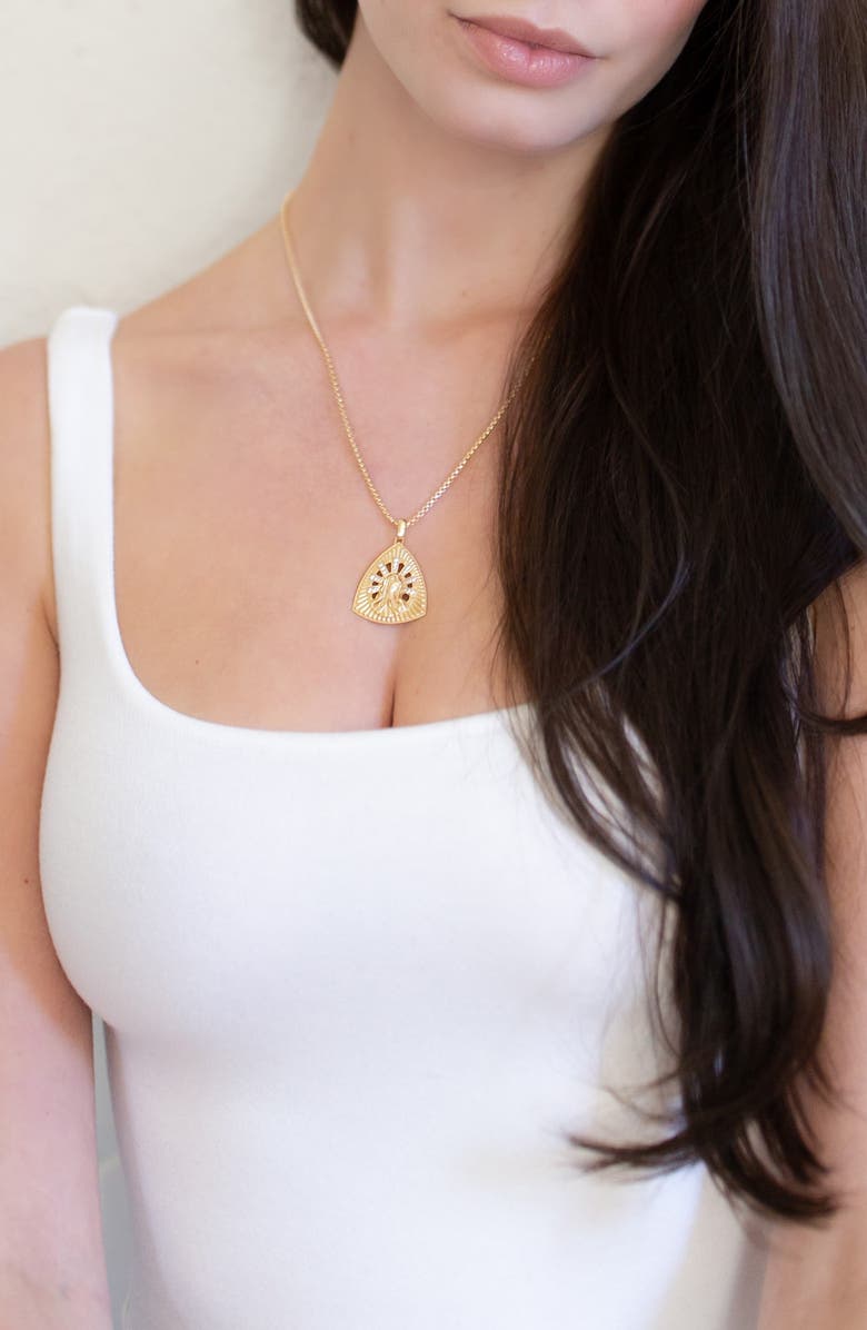 Joy Dravecky Mary Veil Pendant Necklace, Alternate, color, 