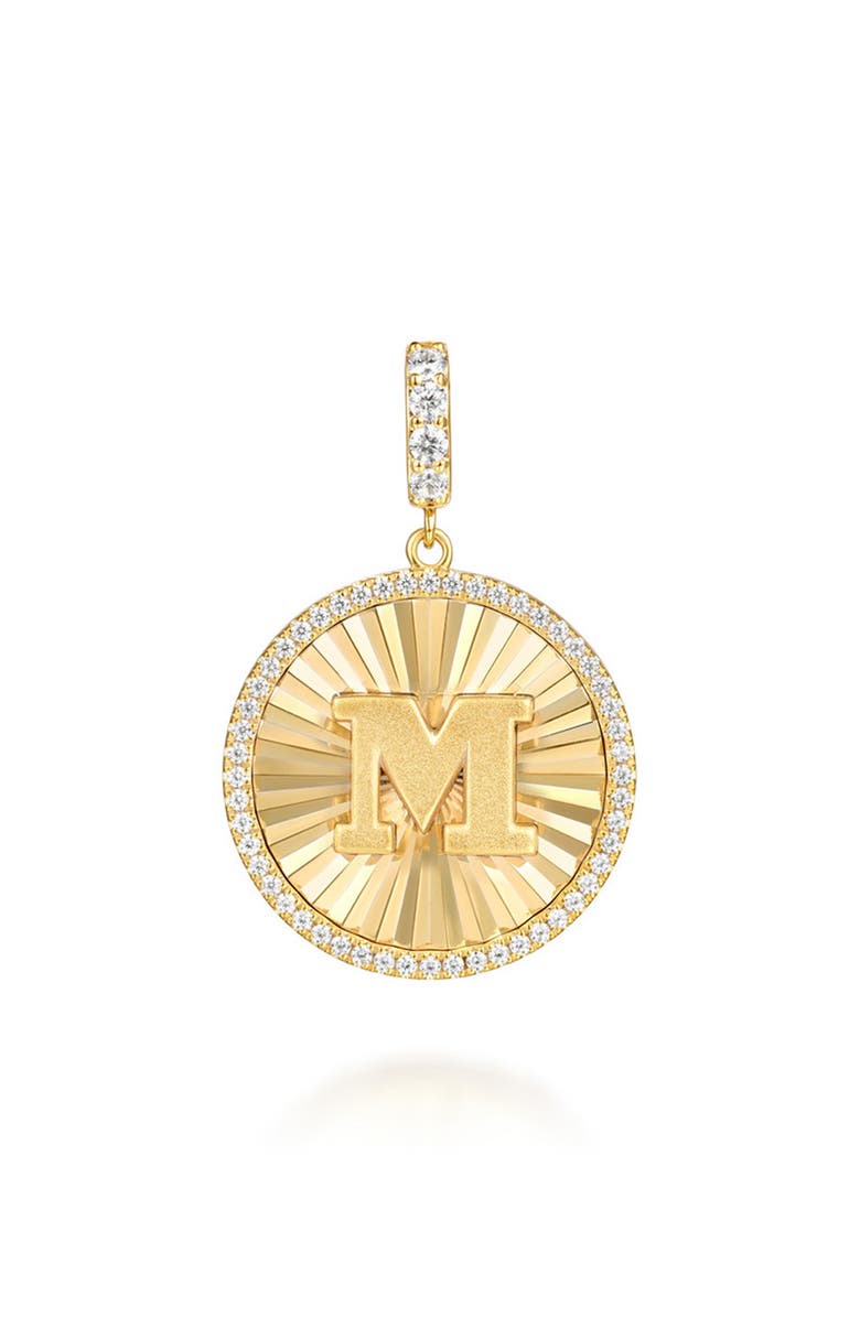 Gabriel & Co. Bujukan Diamond Initial Charm, Main, color, Gold - M