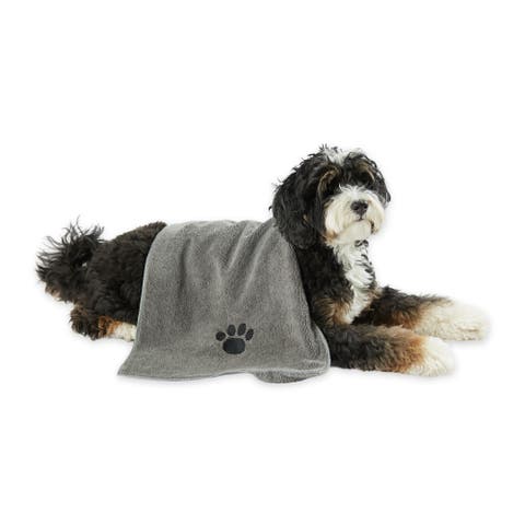 Embroidered Microfiber Pet Towel Set, 3 Piece