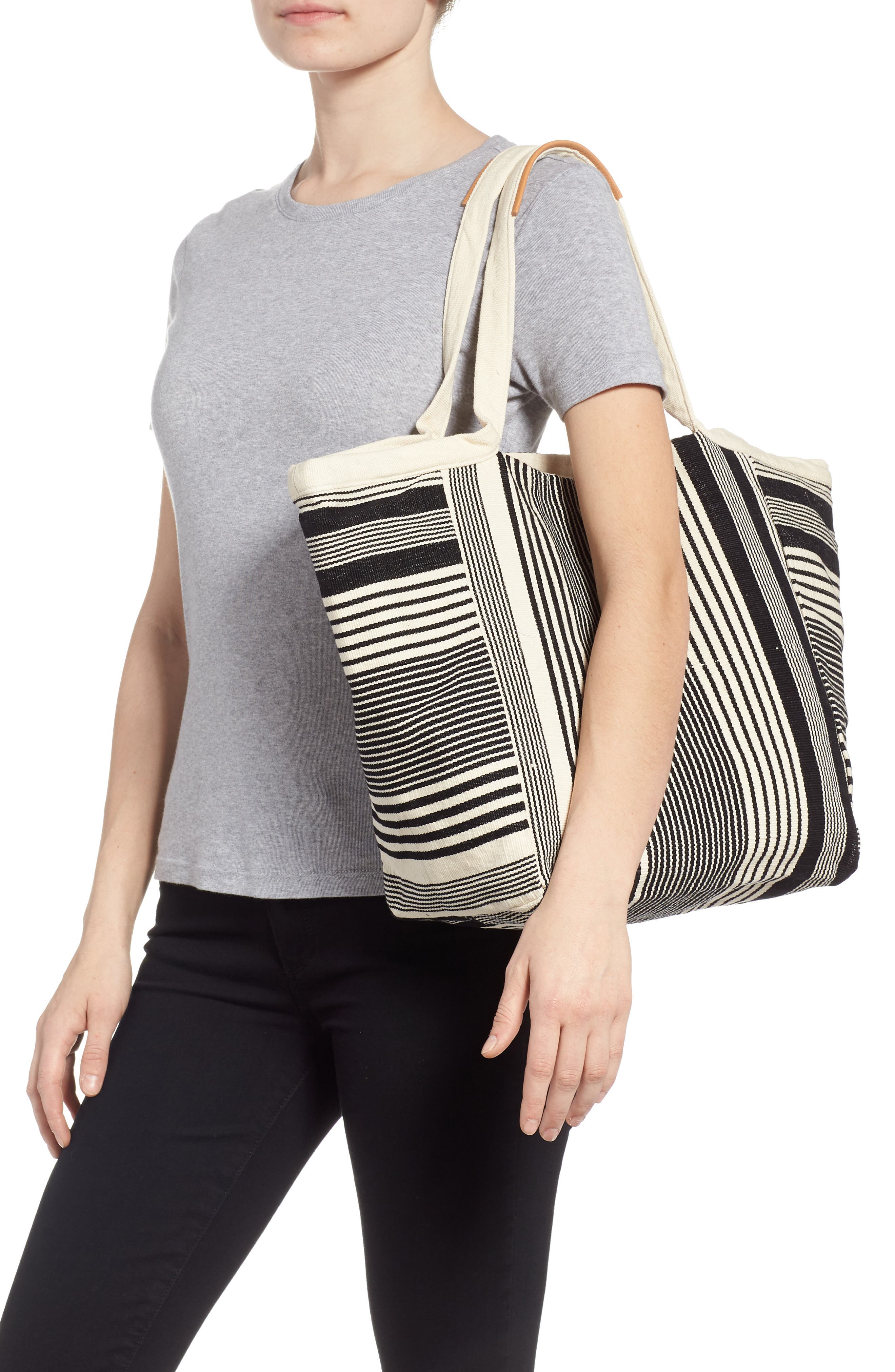 Mercado Global Rosa Woven Tote, Alternate, color, 