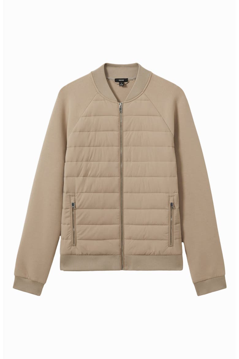 Rochdale Quilted Front Jacket, Alternate, color, BISCUIT BROWN