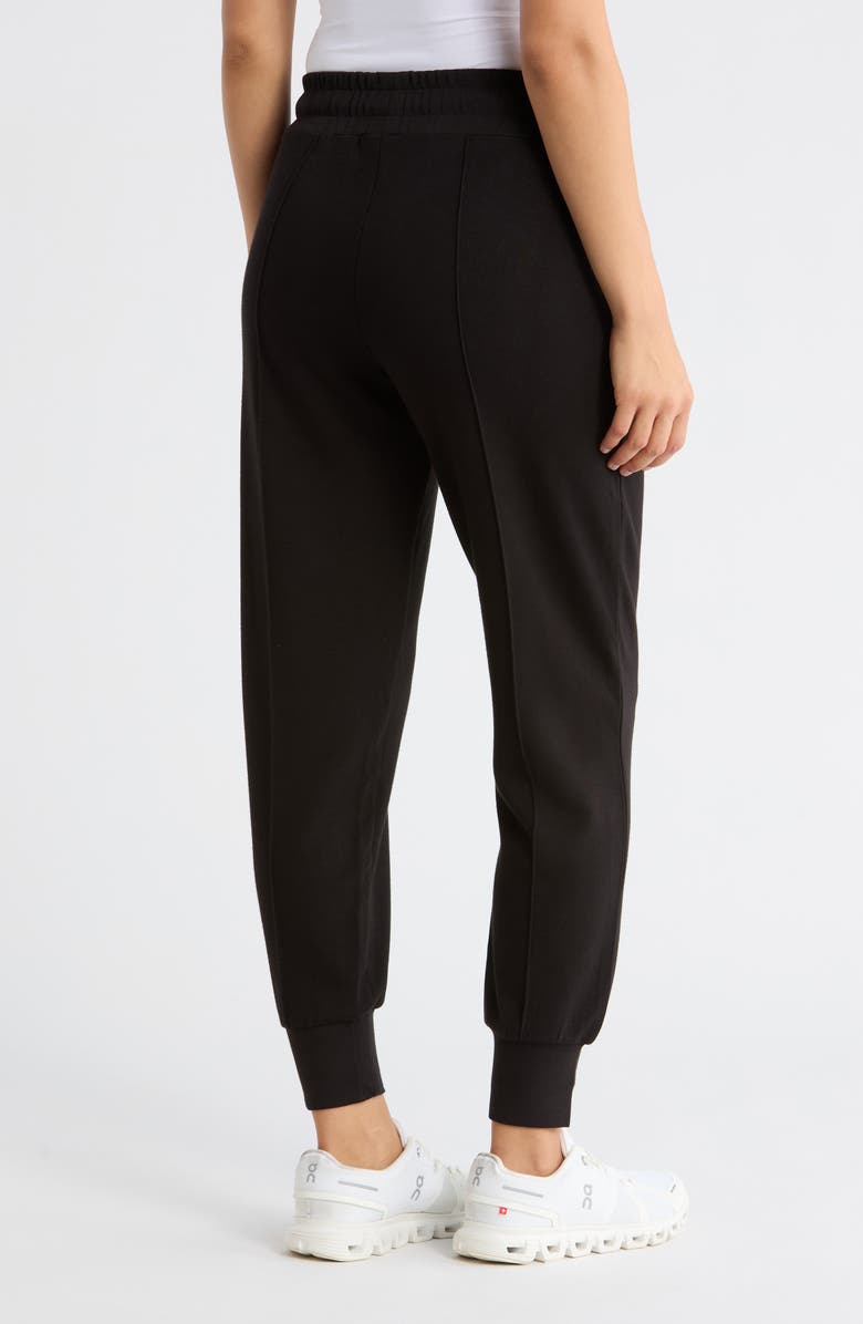 Jessica Simpson Soft Sculpt Tie Waist Jogger Pants, Alternate, color, Meteorite