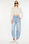 KanCan Rea Ultra High Rise Wide Tapered Fit Jeans