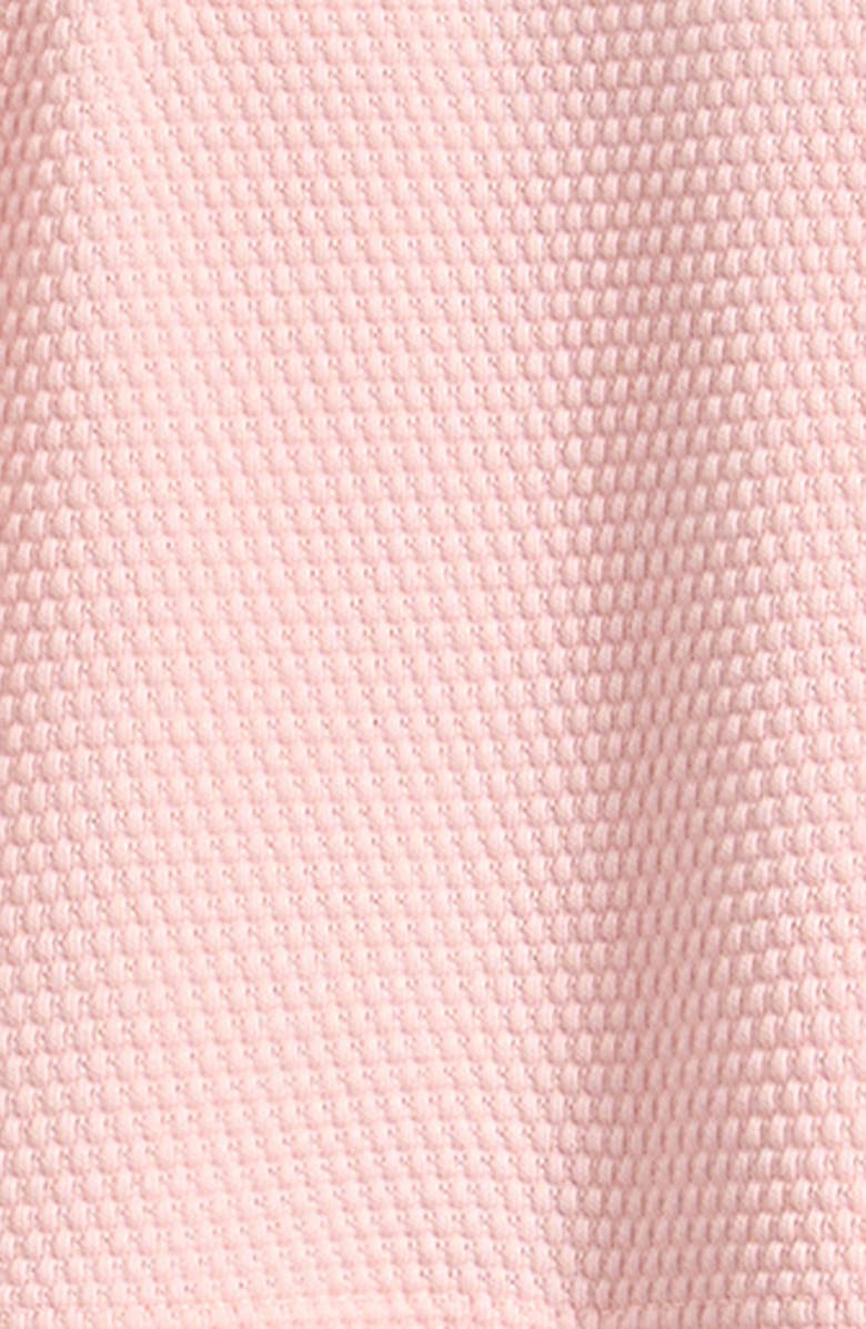 miles Organic Cotton Blend Piqué Polo & Skirt Set, Alternate, color, Light Pink