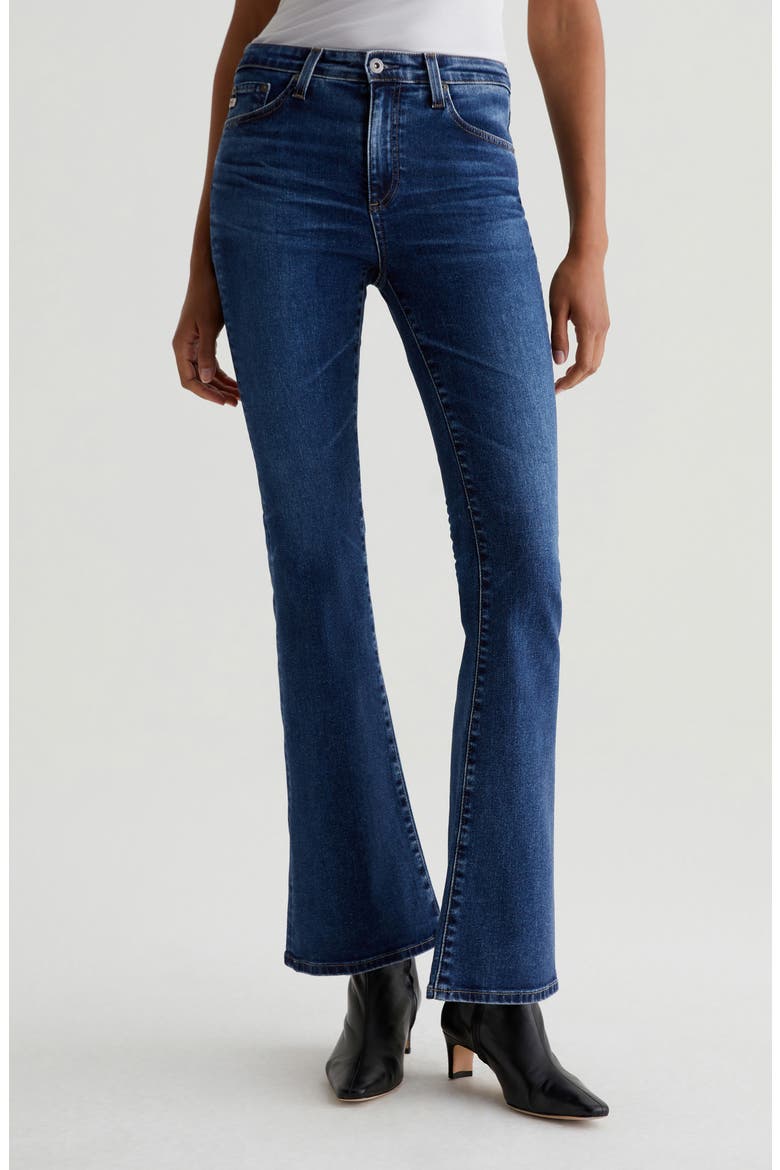 Farrah Mid Rise Bootcut Jeans, Main, color, 10 YEARS ZURICH