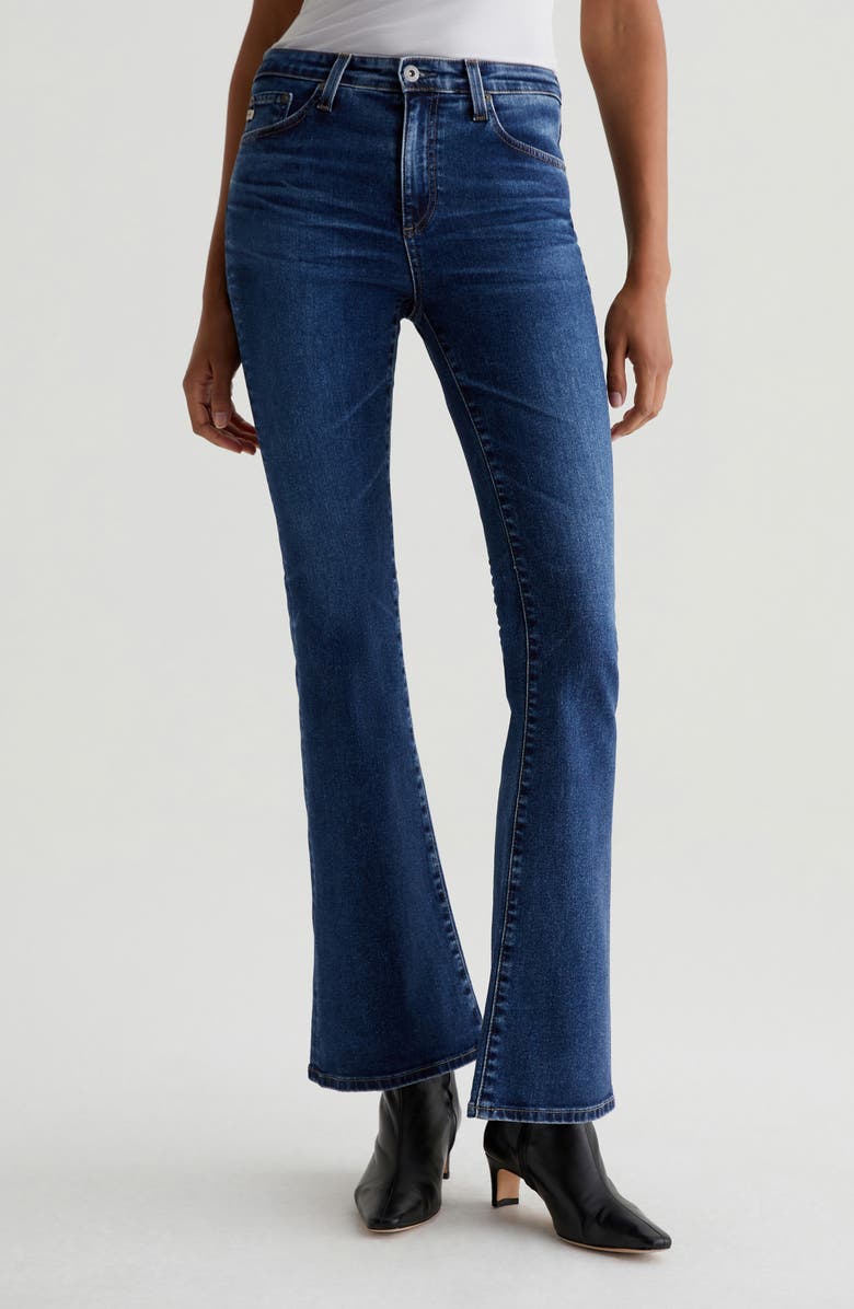 AG Farrah Mid Rise Bootcut Jeans, Main, color, 10 Years Zurich