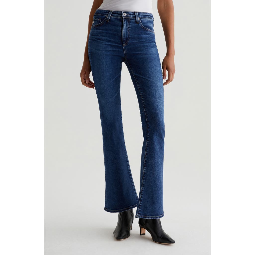 Ag Farrah Mid Rise Bootcut Jeans In Blue