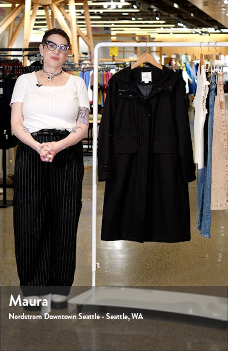 Hooded Longline Coat, sales video thumbnail