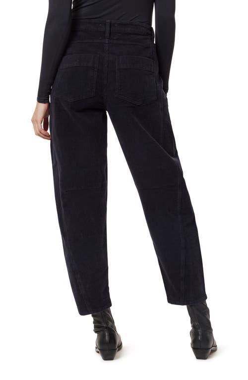 Habitual Evie Barrel Leg Corduroy Pants In Black