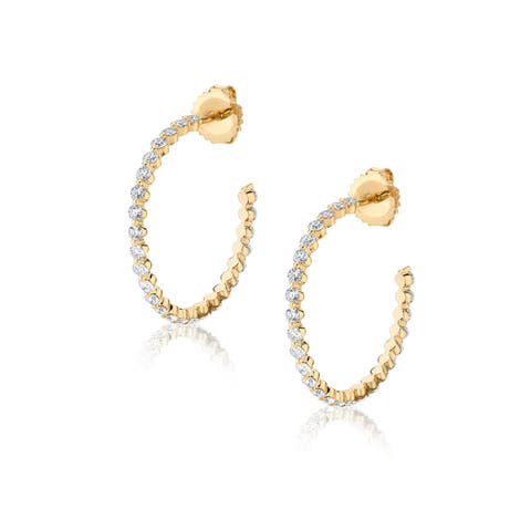 Cloud Hoop Earrings