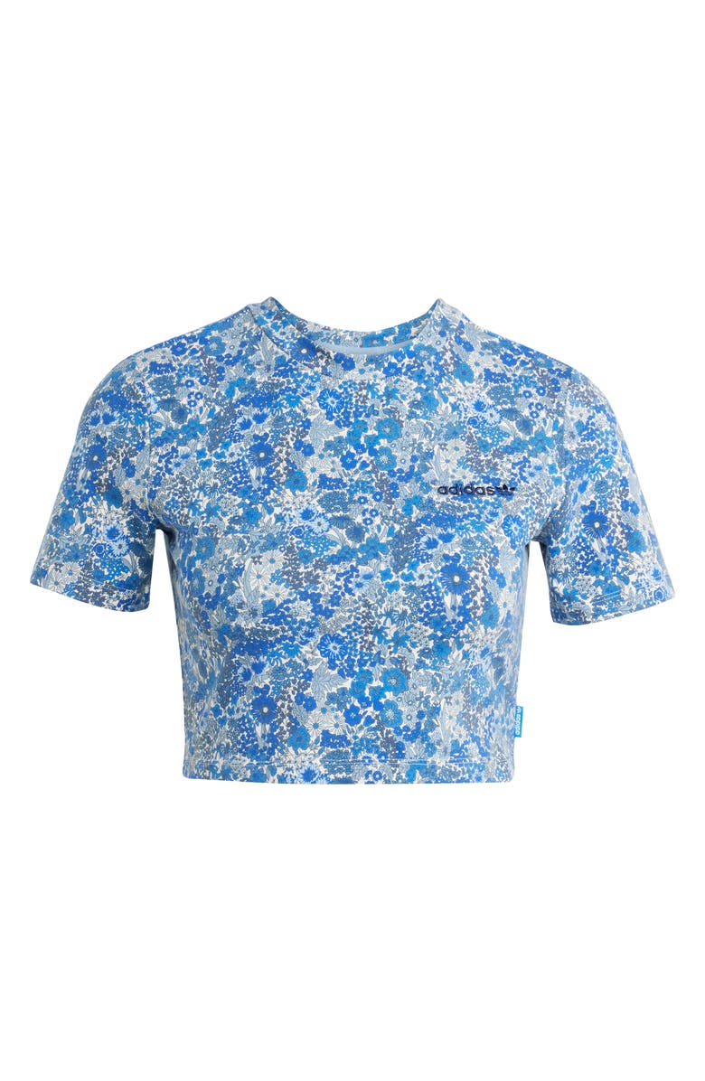adidas Originals x Liberty London Stretch Cotton Baby Tee, Alternate, color, 