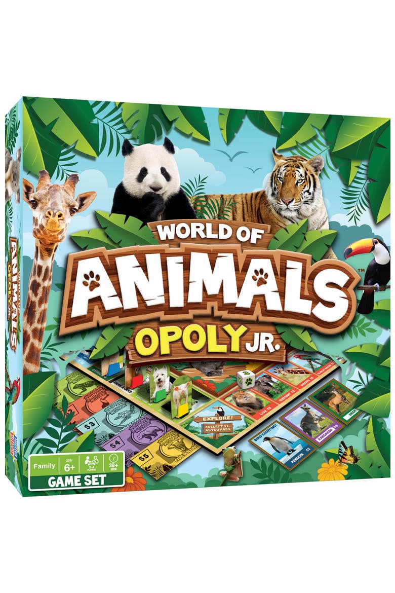 World of Animals Opoly Junior, Main, color, Multicolor