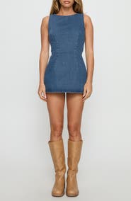 Princess Polly Ainsleigh Denim Minidress