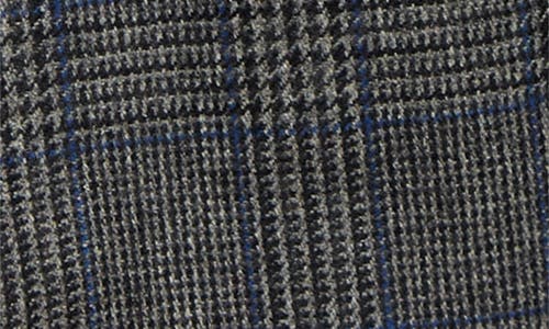 Thom Browne Canary Embroidered Glen Plaid Wool Sport Coat In Gray