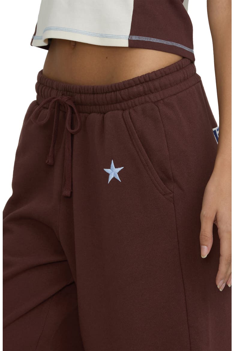 Star Crossed Fleece Pants, Alternate, color, TEAK