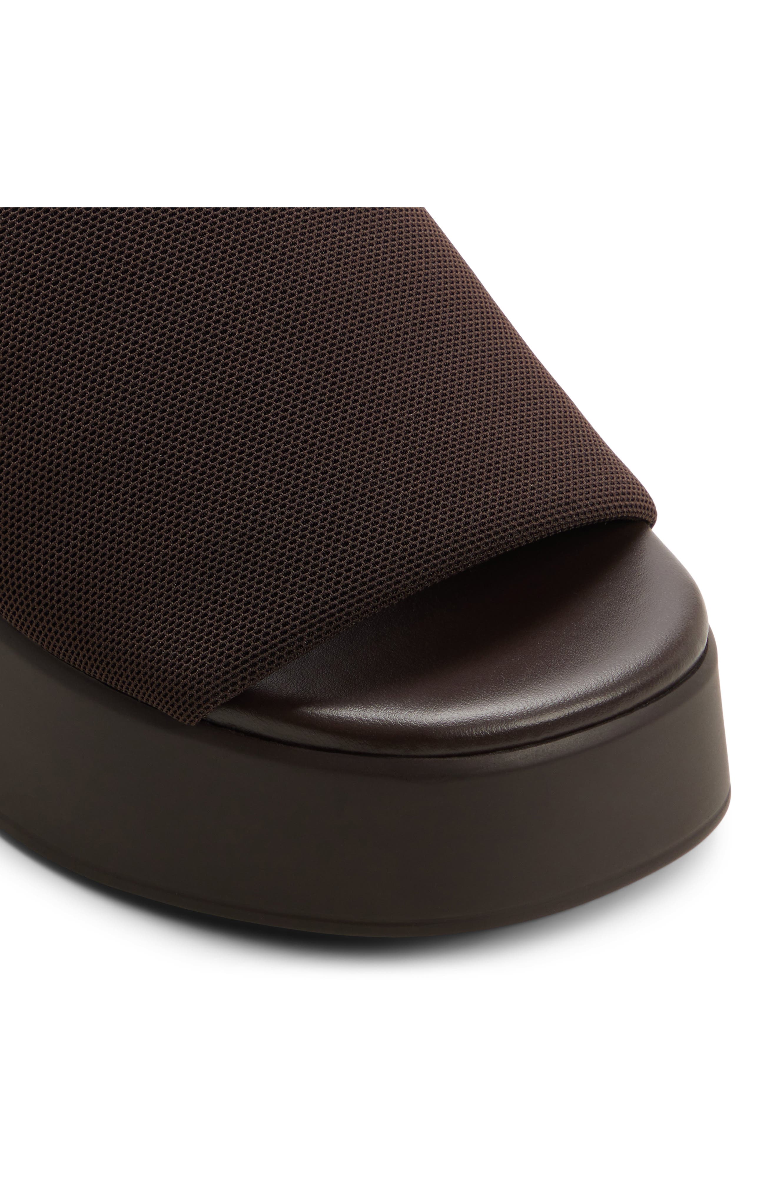 Call It Spring By Aldo Noemii Platform Slide Sandal, Alternate, color, Dark Brown