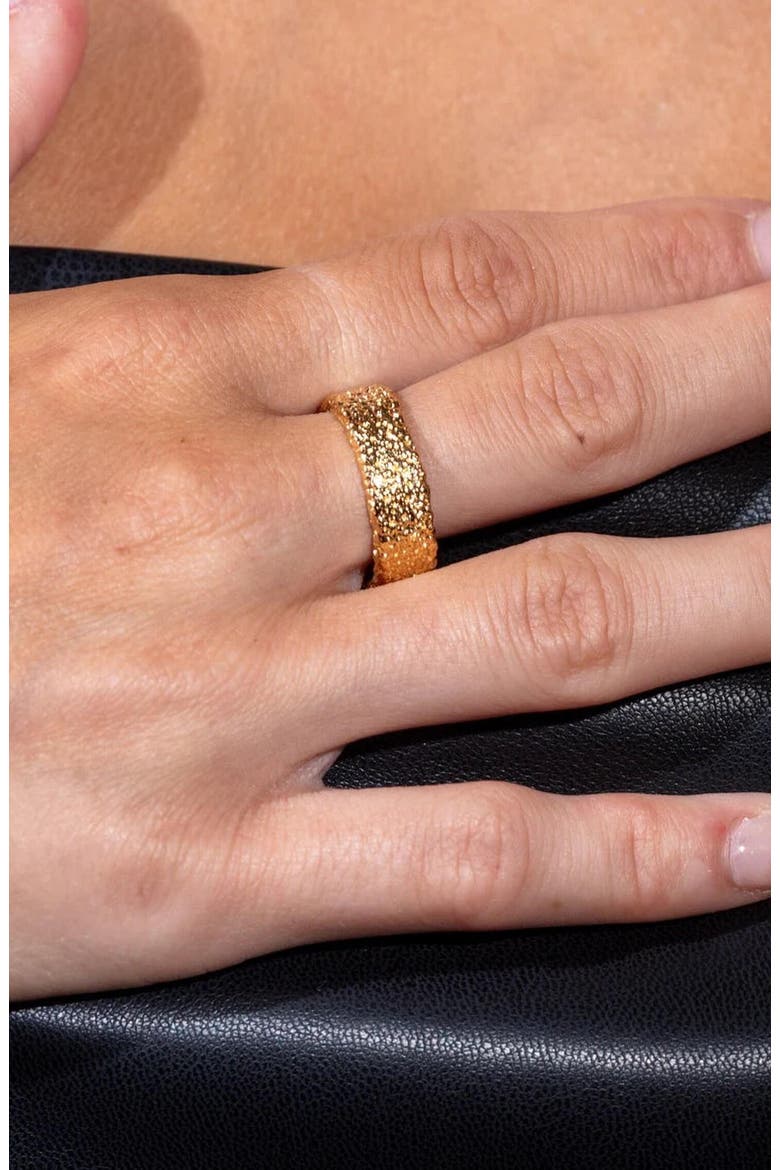 Hula Middle Ring, Alternate, color, Gold Vermeil