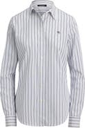 Lauren Ralph Lauren Cotton Broadcloth Button-Up Shirt