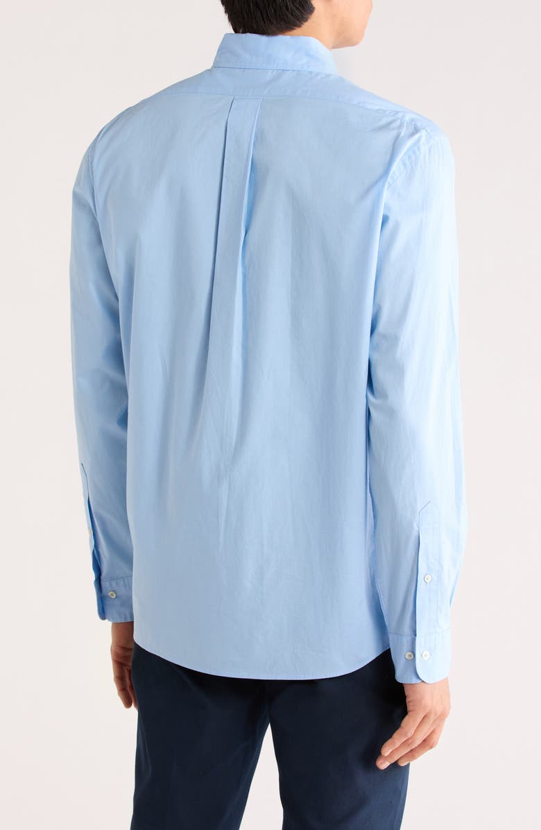 Brooks Brothers Solid Long Sleeve Shirt, Alternate, color, Light/ Pastel Blue