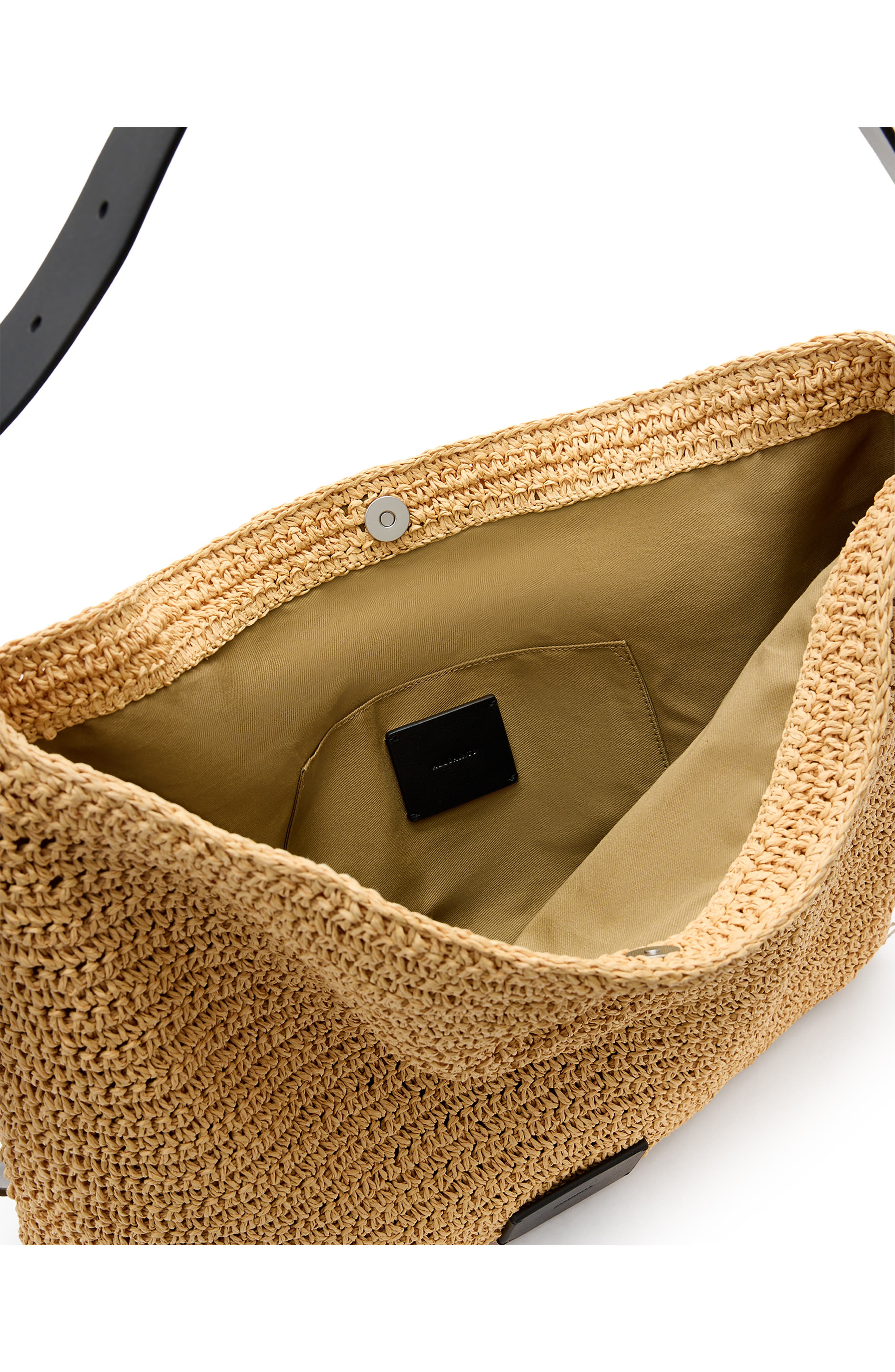 Asha Straw Shoulder Bag, Alternate, color, NATURAL 2