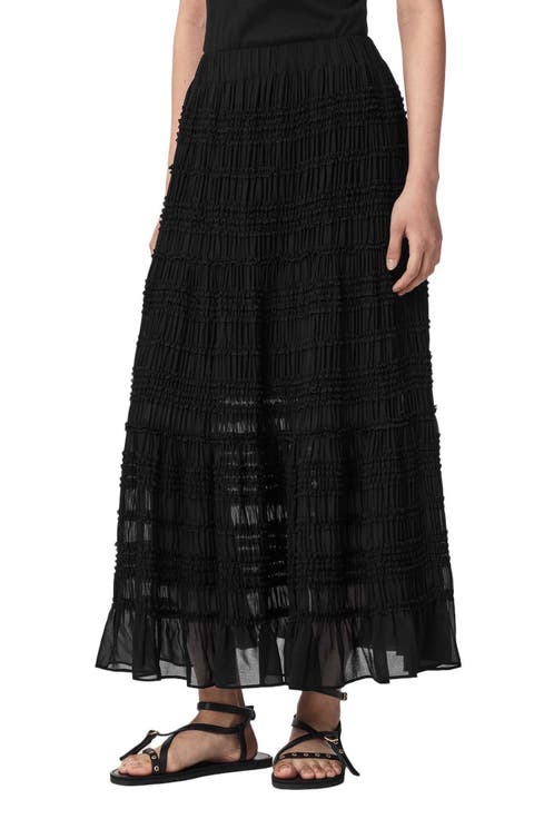 Lotus Tiered Maxi Skirt