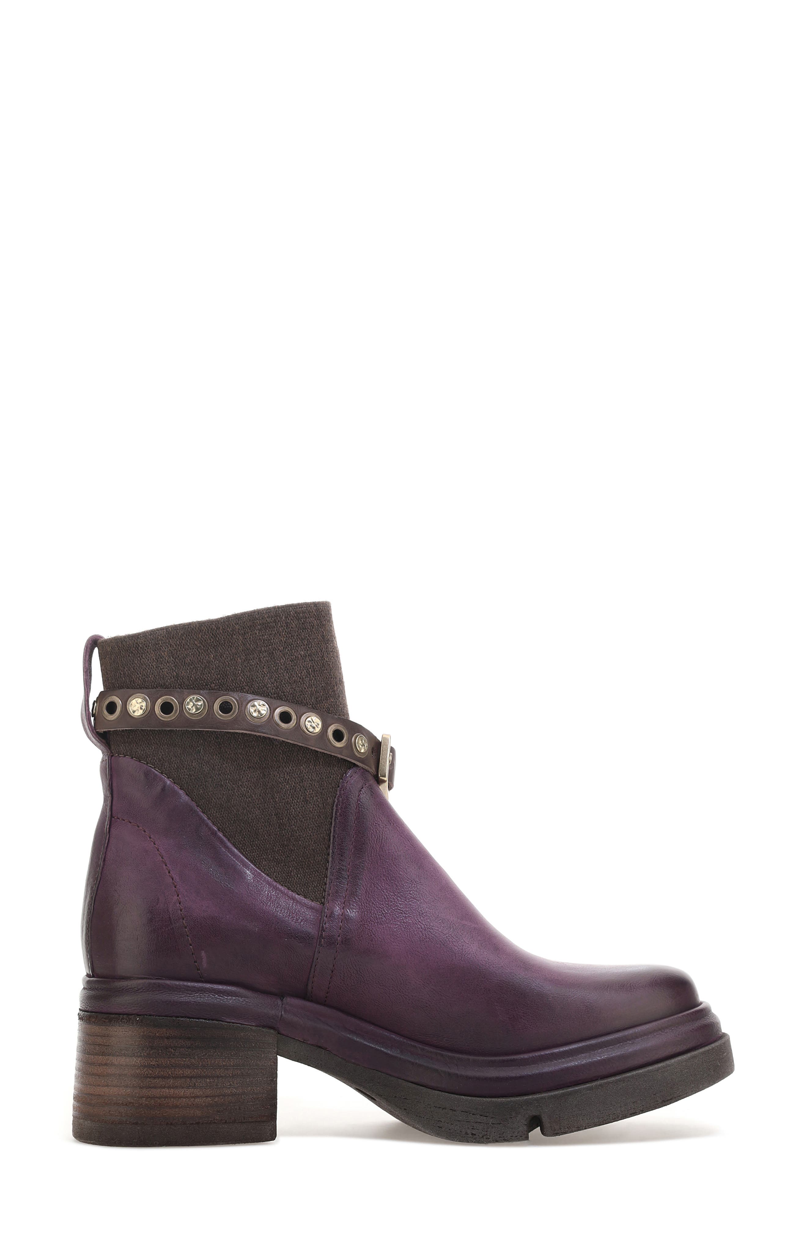 Edie Bootie, Alternate, color, GRAPE
