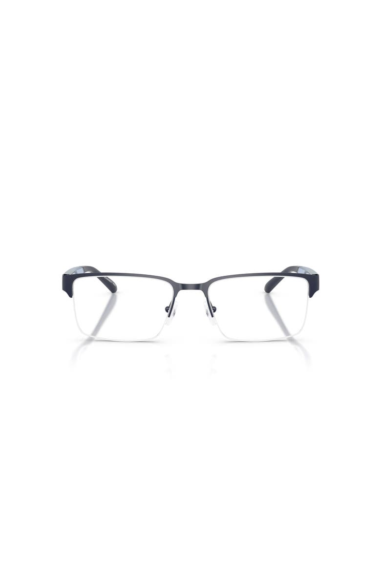 55mm Rectangle optical glasses, Alternate, color, Blue