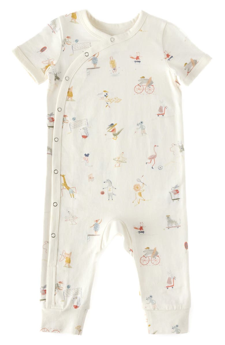 Pehr Print Organic Cotton Romper, Main, color, 