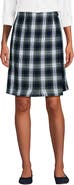 Lands' End School Uniform  Plaid  A Line Tab Skort Top of Knee