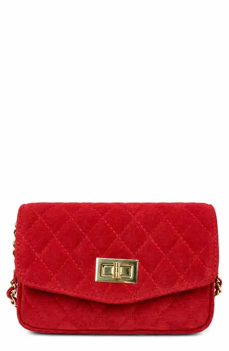 Lola Quilted Suede Crossbody Bag