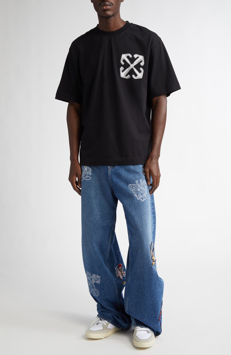 Off-White Dragon Skate Graphic T-Shirt, Alternate, color,