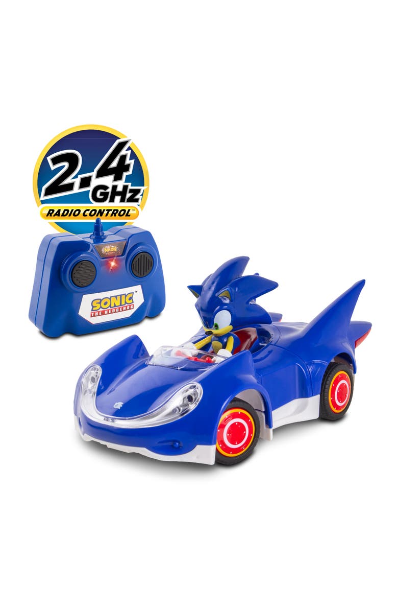 Sonic & Sega All-Stars Racing RC Sonic,128 Scale 2.4GHz Remote Controlled Car, Alternate, color, 