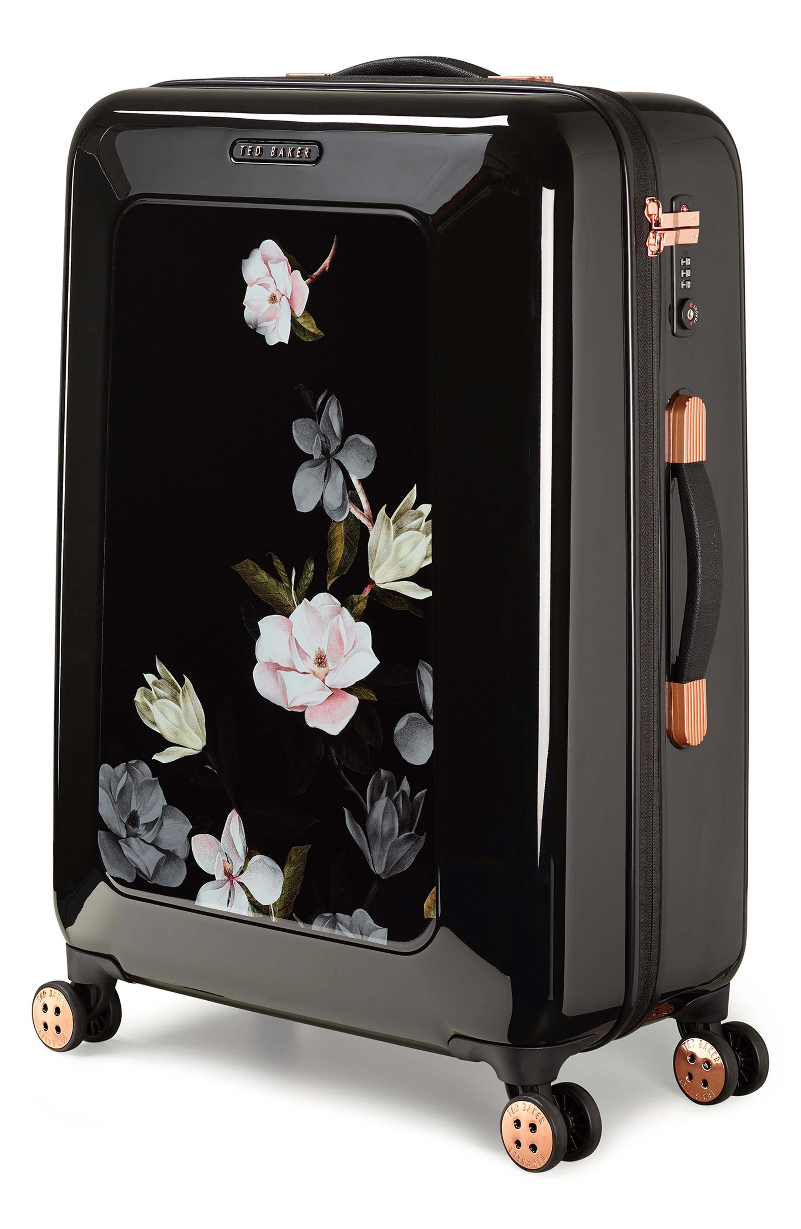 Ted Baker London Medium Take Flight Opal 28-Inch Hard Shell Spinner Suitcase, Alternate, color, 