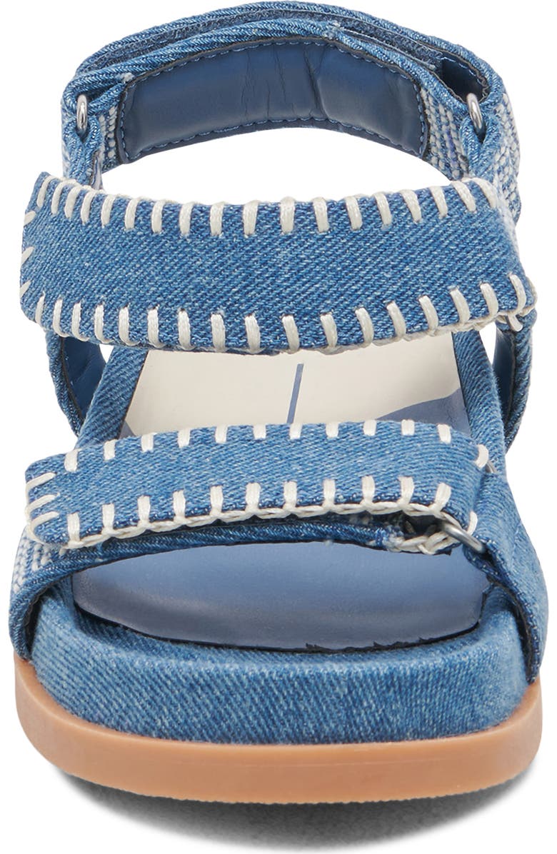Dolce Vita Senora Stitched Sandal, Alternate, color, Blue Multi