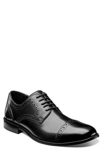 Nunn Bush Nelson Cap Toe Derby In Black