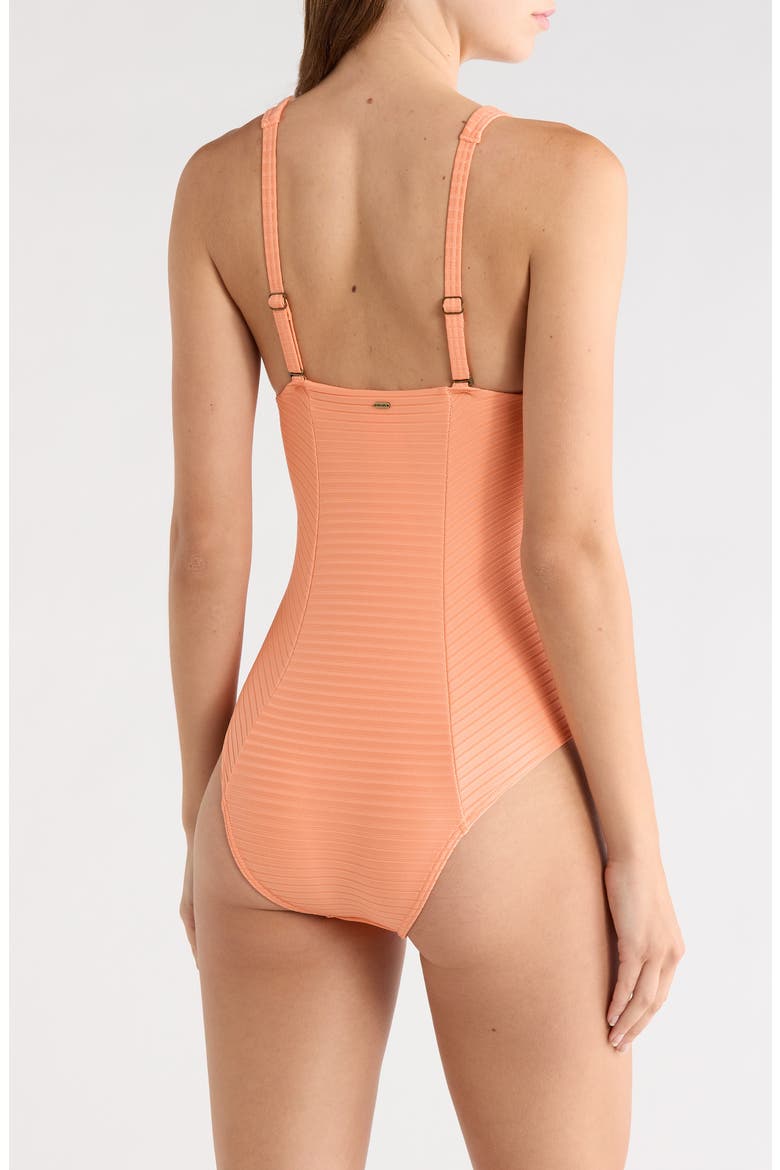 Premium D- & D-Cup One-Piece Swimsuit, Alternate, color, PAPAYA