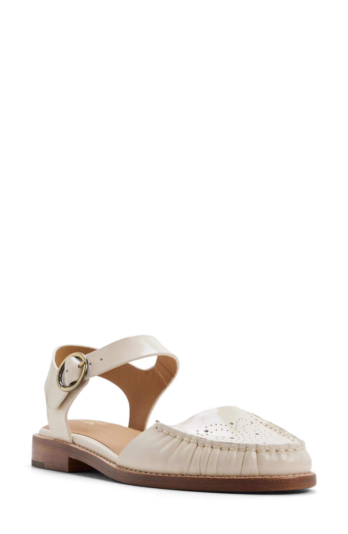 G.H.BASS Colette Sandal, Main, color, Cream