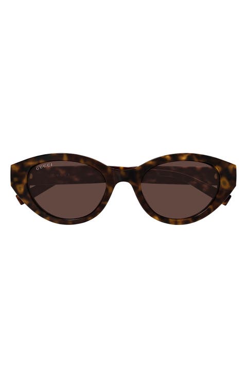 52mm Cat Eye Sunglasses